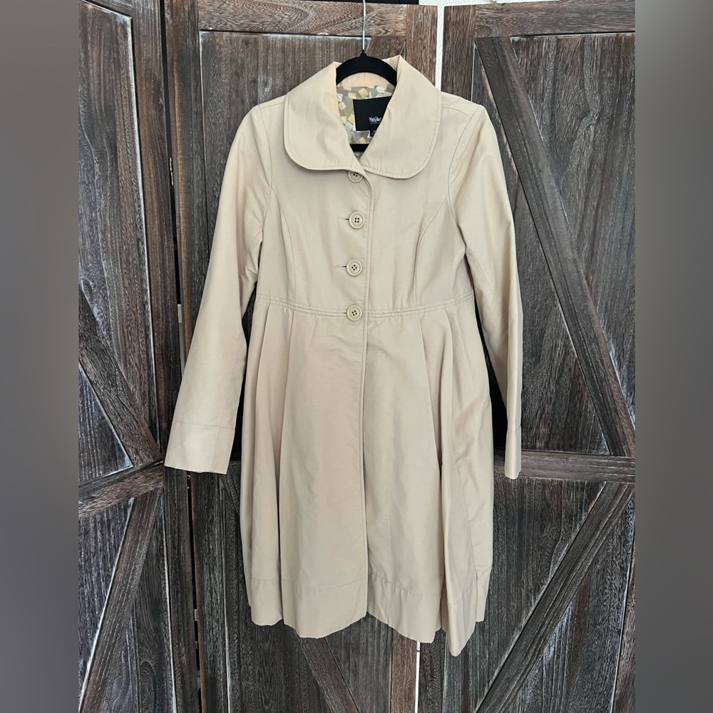Moschino Cream Patterned Coat